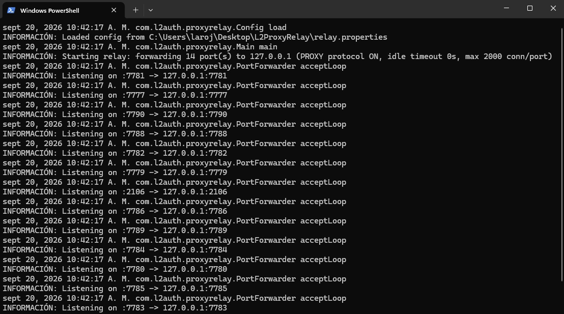L2 Proxy Relay preview